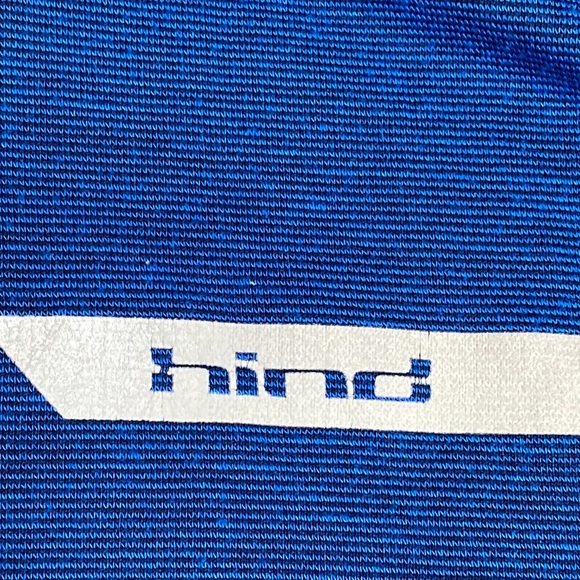 Hind 24/7 run Long sleeve three-quarter performance top blue black 3M large - Picture 4 of 14